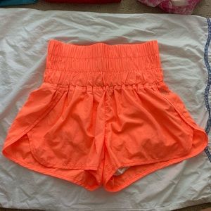free people movement shorts size xs neon orange